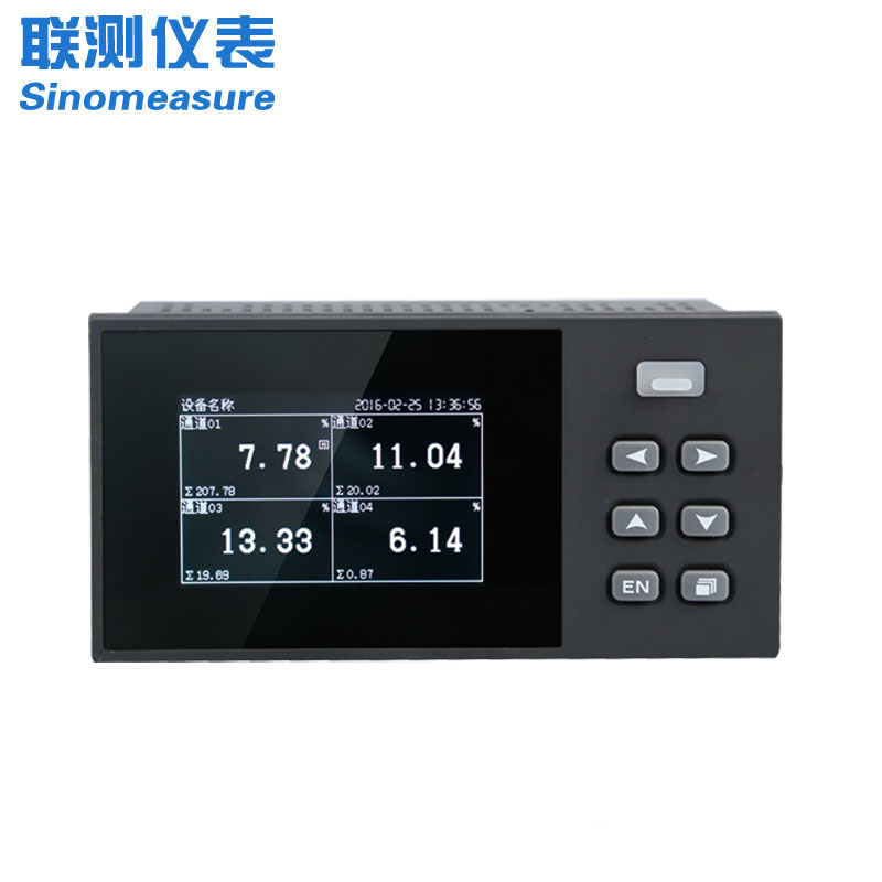 聯測_SIN-R200D_1-4路可選_3英寸單色液晶_無紙記錄儀_溫度_壓力_多種參數